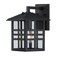 Westinghouse Fixture Wall Outdoor 60W Dusk to Dawn Caliste, Black Clear Glass 6123100 - alternate 6